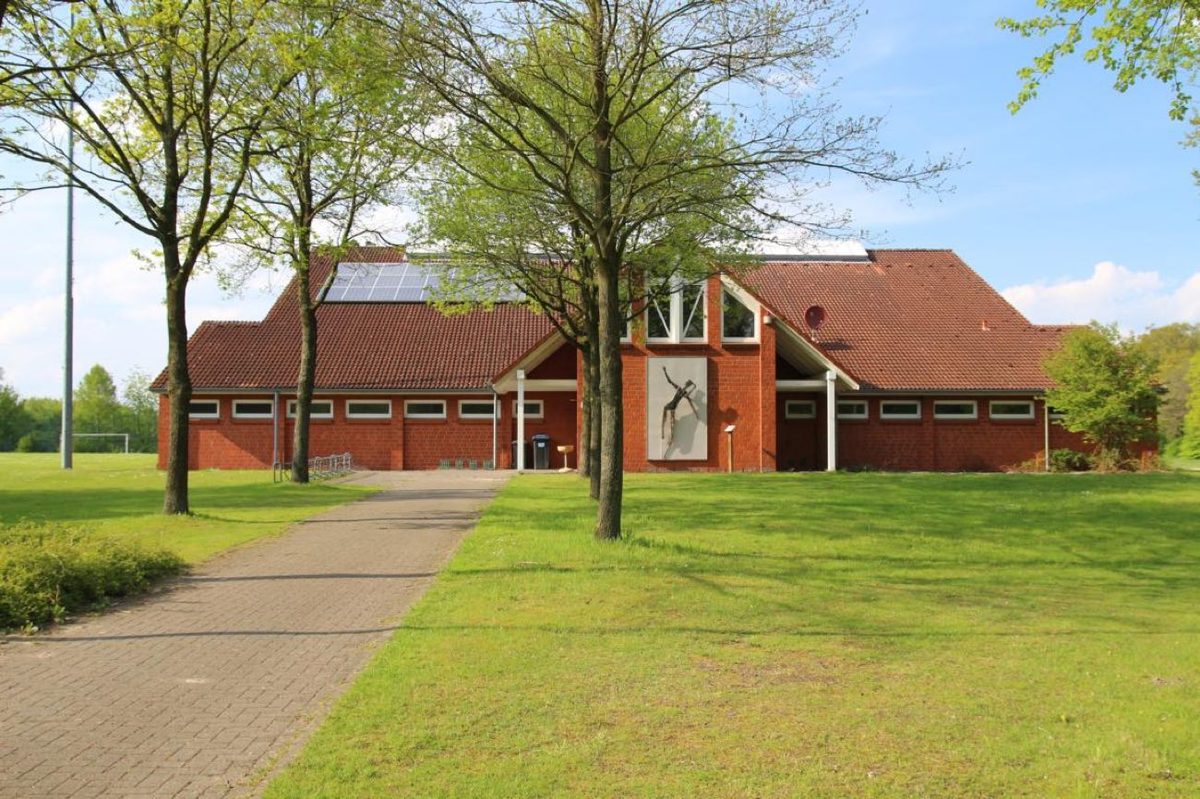 Die vereinseigene Sporthalle des TuS Mulmshorn